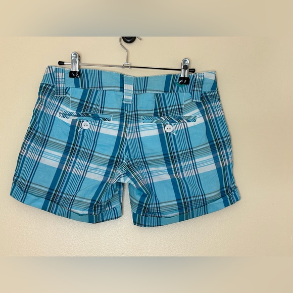 Nollie shorts teal plaid size 1 - Picture 5 of 5